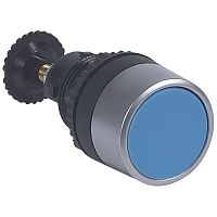 Кнопка с удлиненным штоком для механического сброса - Osmoz - для комплектации - без подсветки - IP 65 - синий | код 023863 |  Legrand